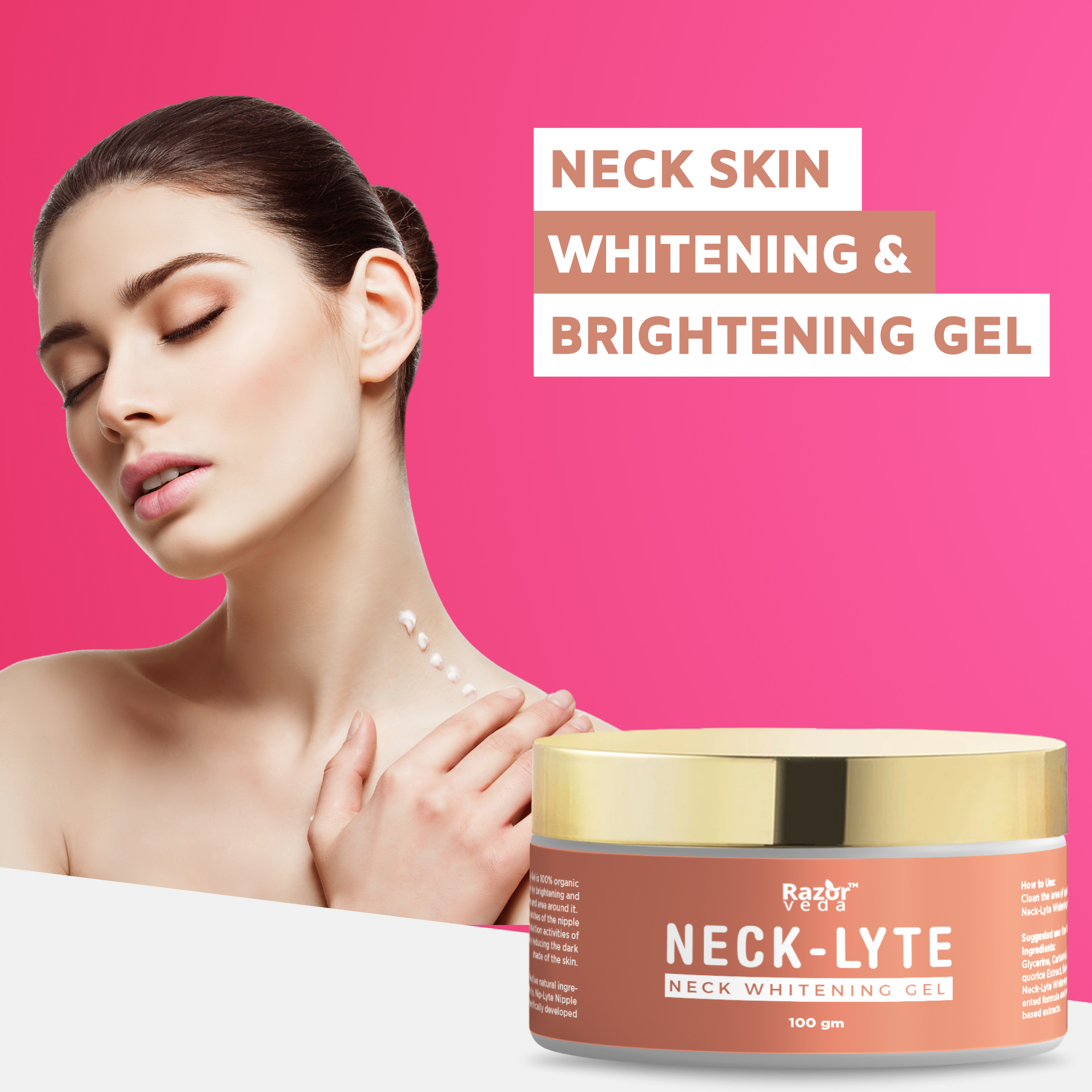 Neck-Lyte Neck Whitening & Brightening Gel Razorveda