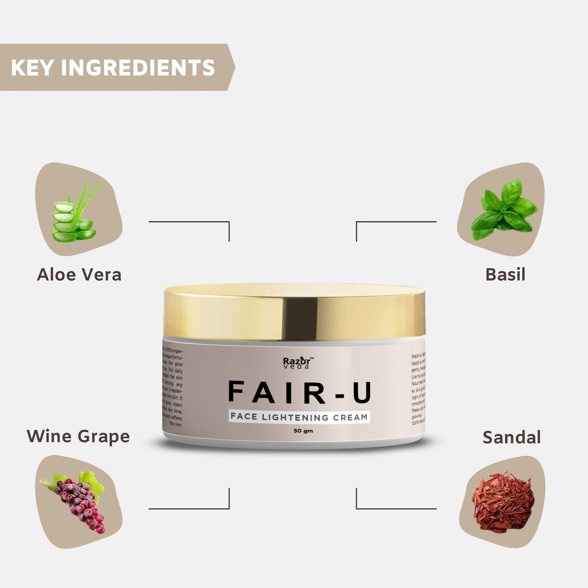 Fair-U Herbal Face Cream Razorveda