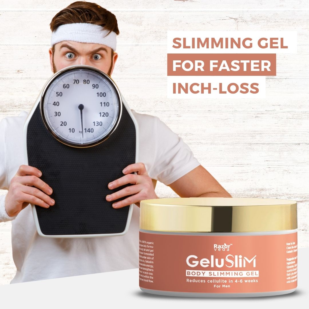 GELUSLIM Men Slimming Gel for Body Fat Reduction Razorveda