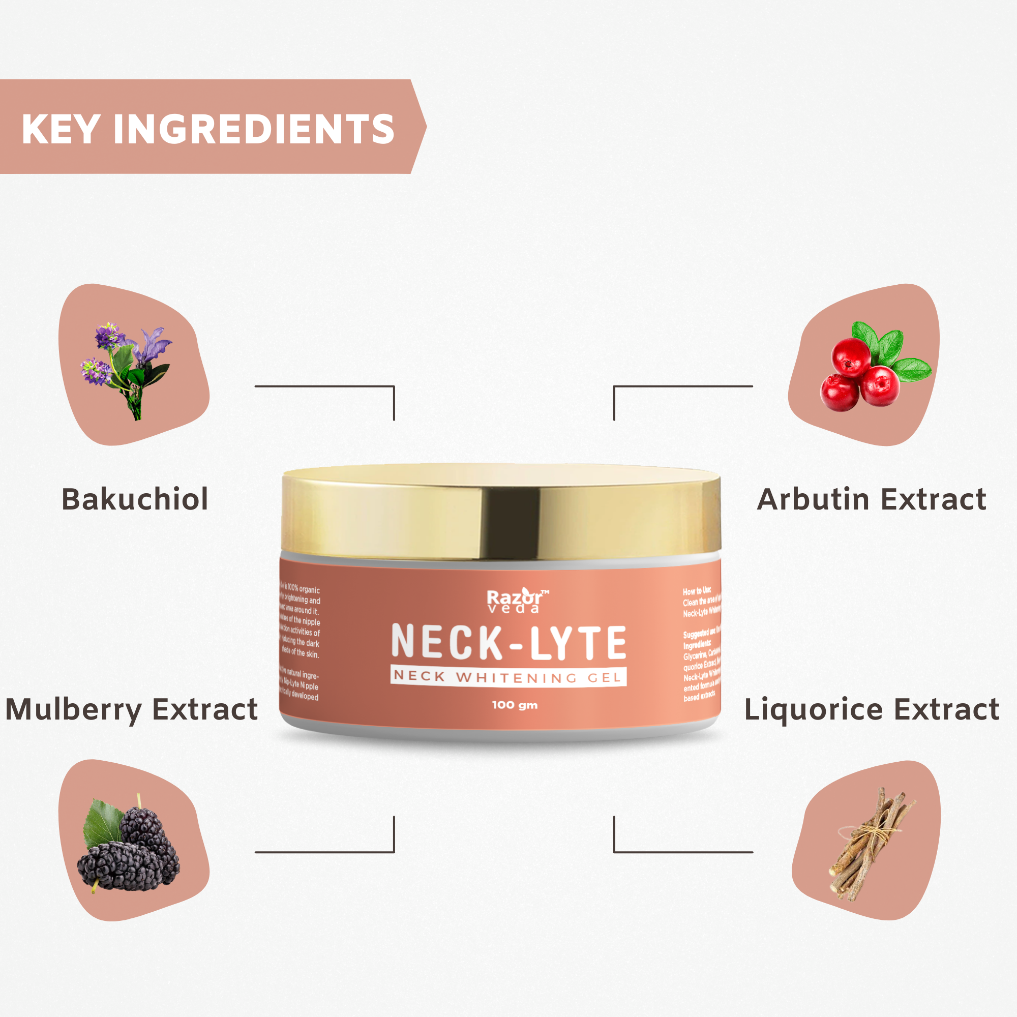 Neck-Lyte Neck Whitening & Brightening Gel Razorveda